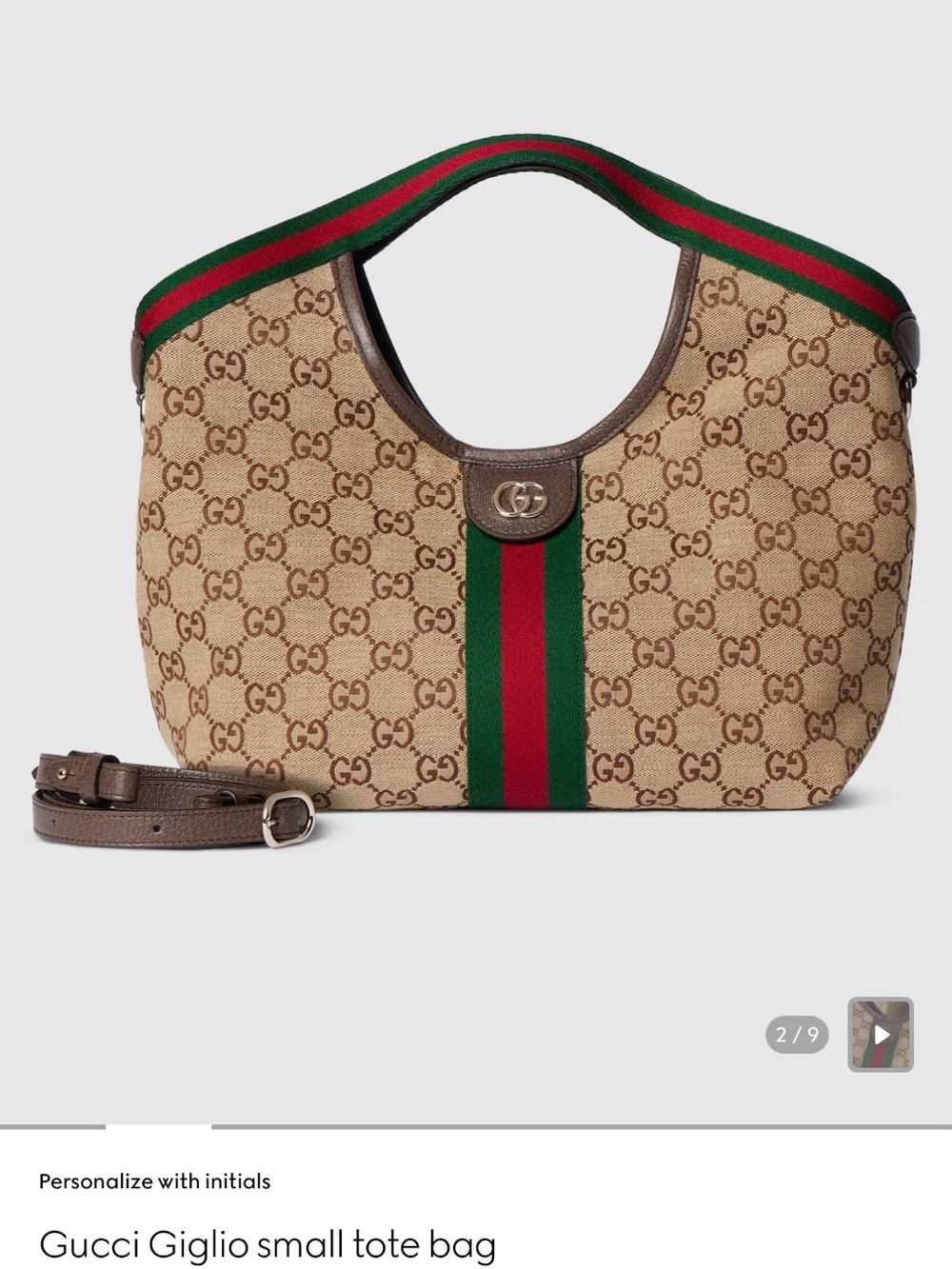 Gucci Giglio small tote